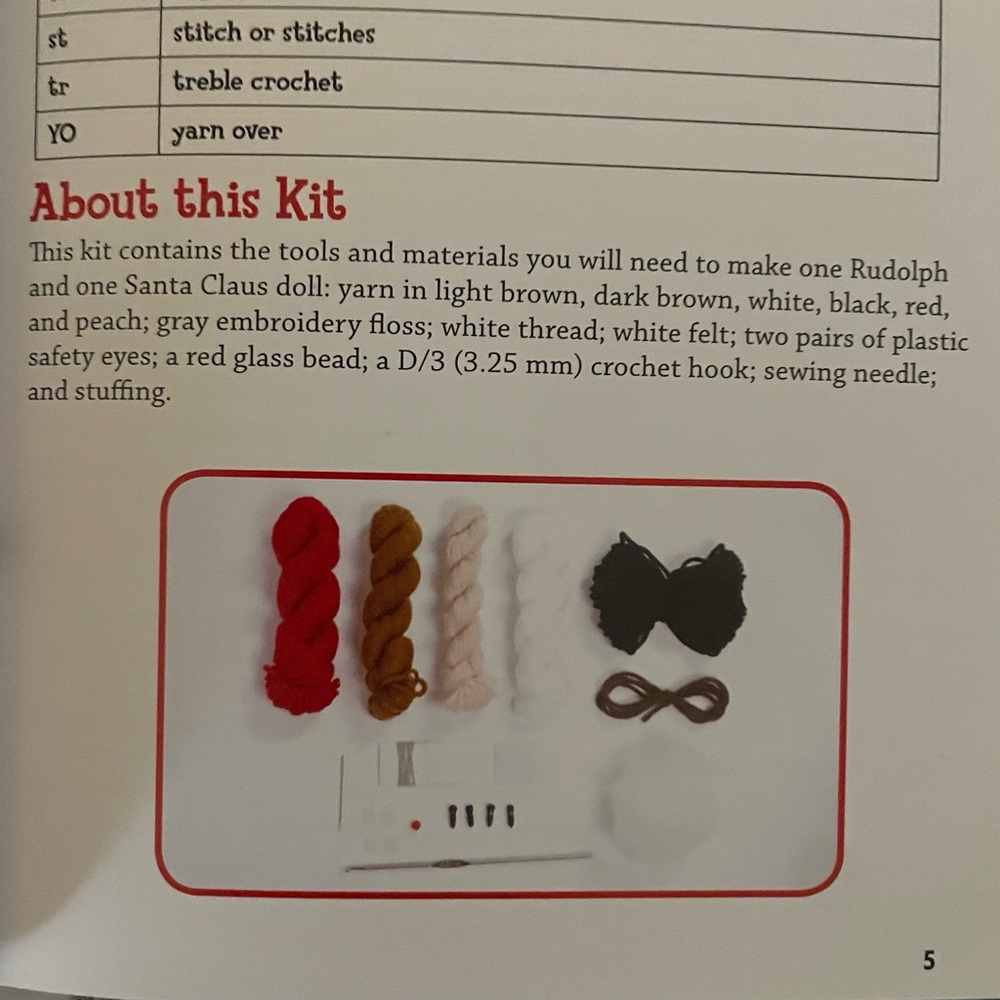 Rudolph the Red-Nosed Reindeer Crochet Kit 12 Projects New in Box - Picture 13 of 17